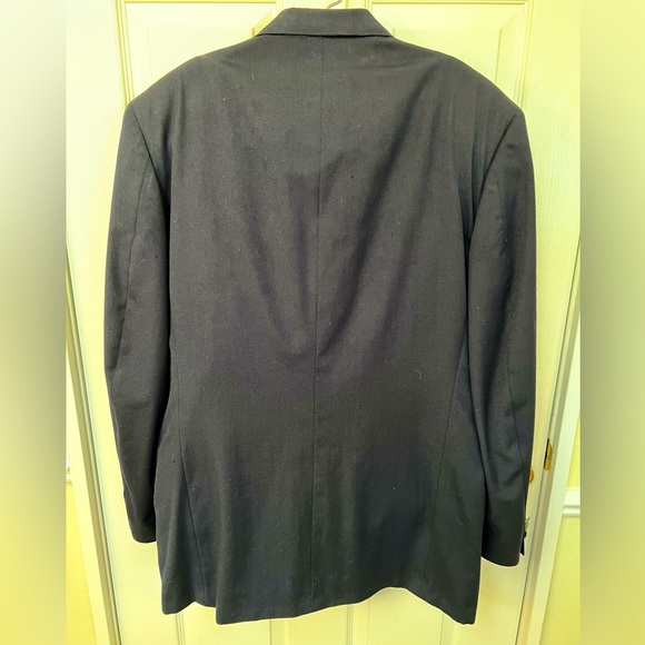 Double-breasted wool sport coat - Picture 2 of 8